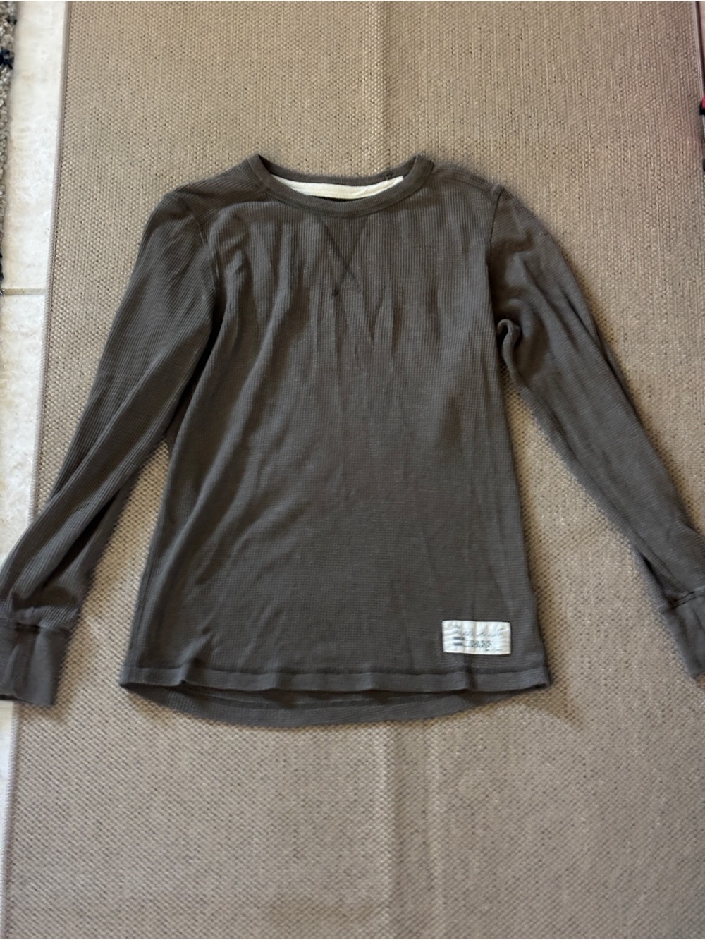 Vintage Mens Thermal Long Sleeve